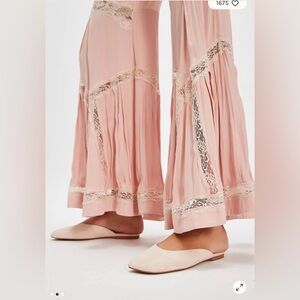 Matisse Roman Holiday Mule Flats Natural Suede Free People Slip On Size 7 NWOB